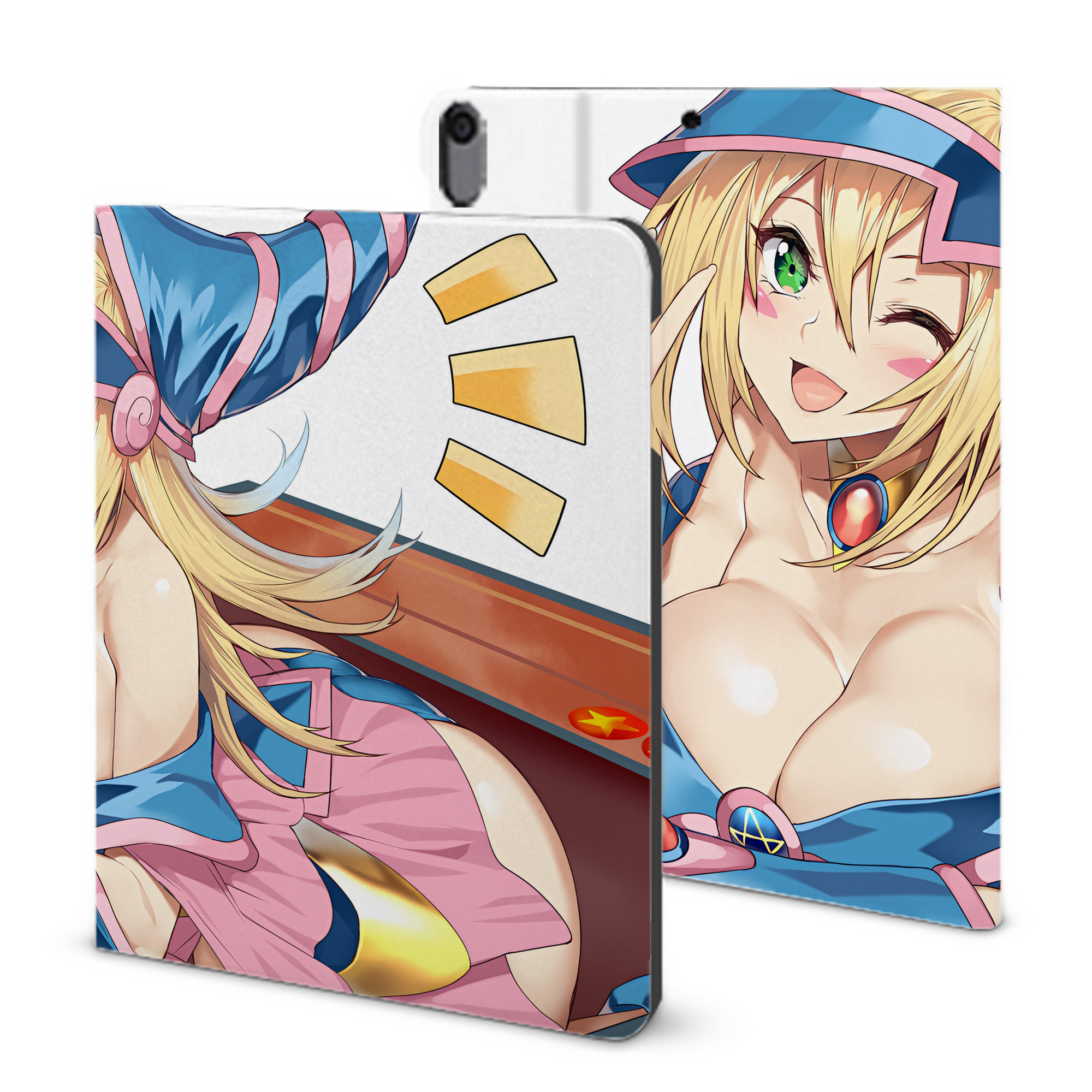 （画像用） 遊☆戯☆王 Yu-Gi-Oh! IPad ケース ブック型 PUレザー TPU 耐衝撃 軽量 薄型 ペン収納なし 全面保護 IPad 各モデル対応